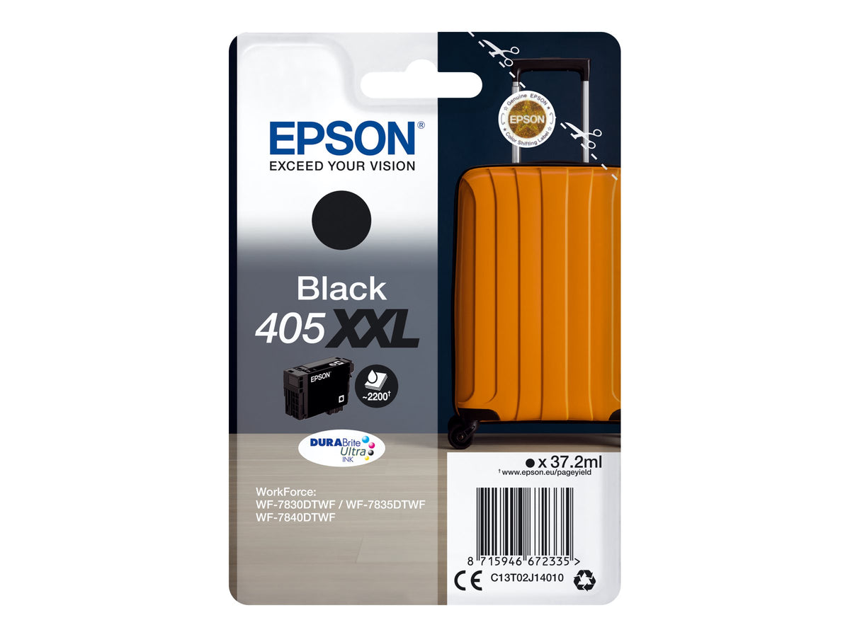 EPSON 4LB Singlepack Black 405XXL DURABrite Ultra Ink