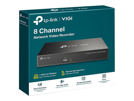 TP-LINK VIGI NVR1008H 8 Channel Network Video Recorder