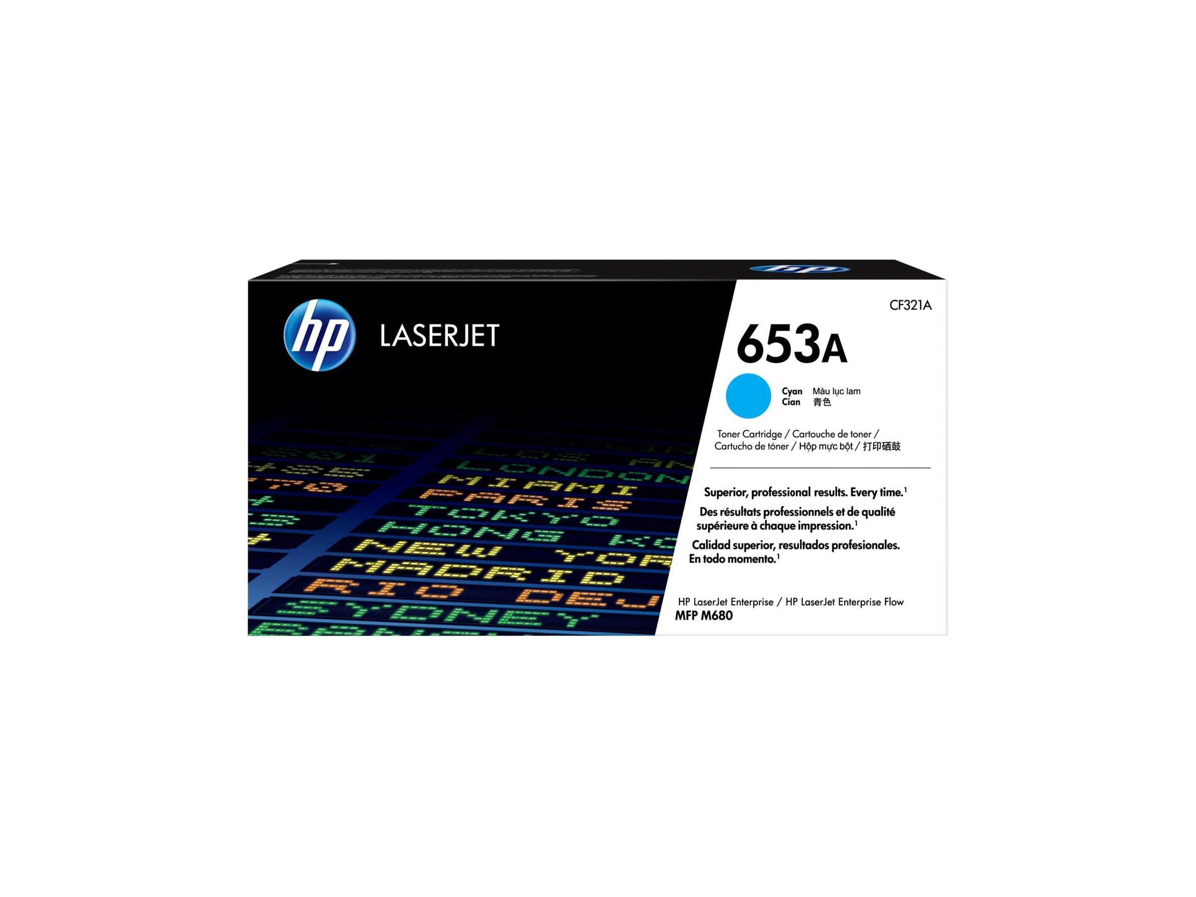 HP 653A original Toner cartridge CF321A cyan standard capacity 16.500 pages 1-pack