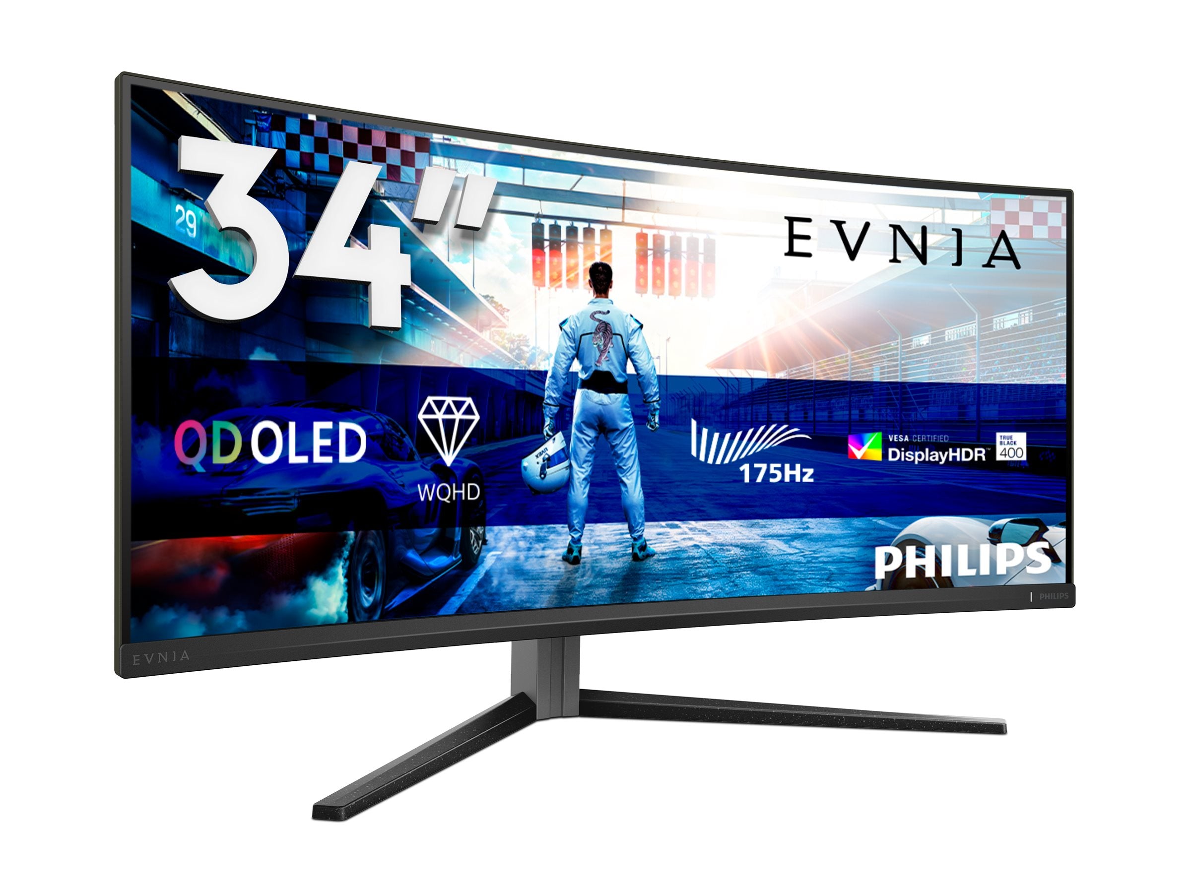 PHILIPS 34M2C6500 34p OLED 3440x1440 HDMI Black/Grey