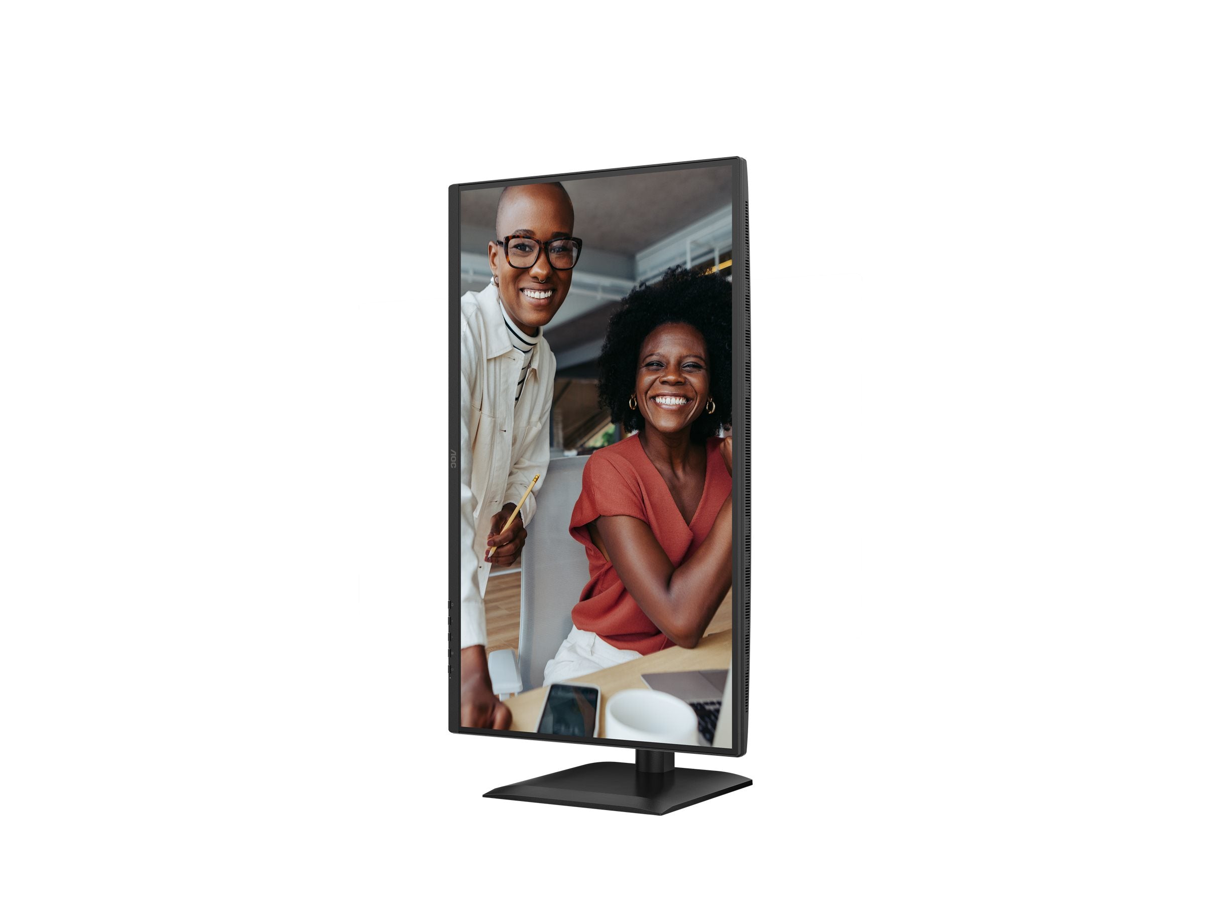AOC 27E4CV - Écran LED - 27" - 1920 x 1080 Full HD -  @ 120 Hz - IPS - 300 cd/m² - 1500:1 - 4 ms - HDMI, DP, USB-C, RJ45, GAR 5 ans
