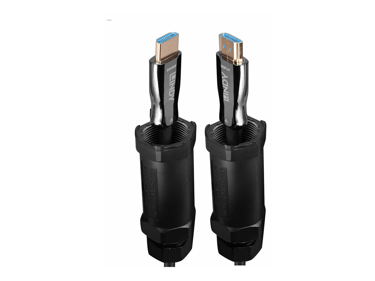 LINDY 100m armored Fibre Optic Hybrid HDMI 8K60 cable