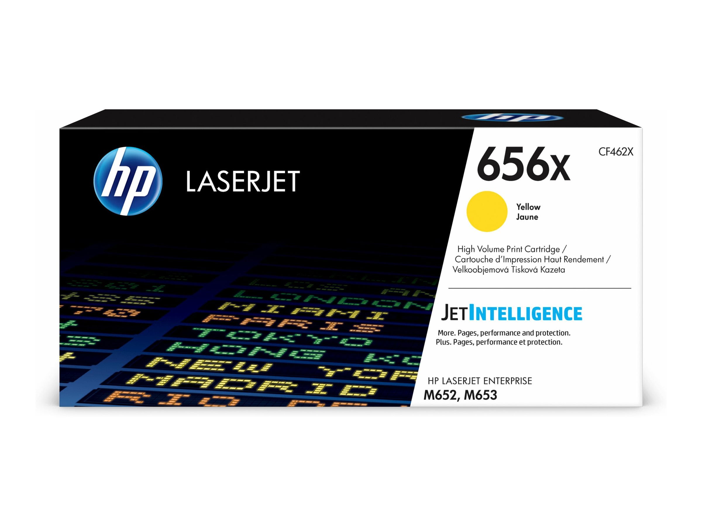 HP 656X original LaserJet Toner cartridge CF462X Yellow High Yield