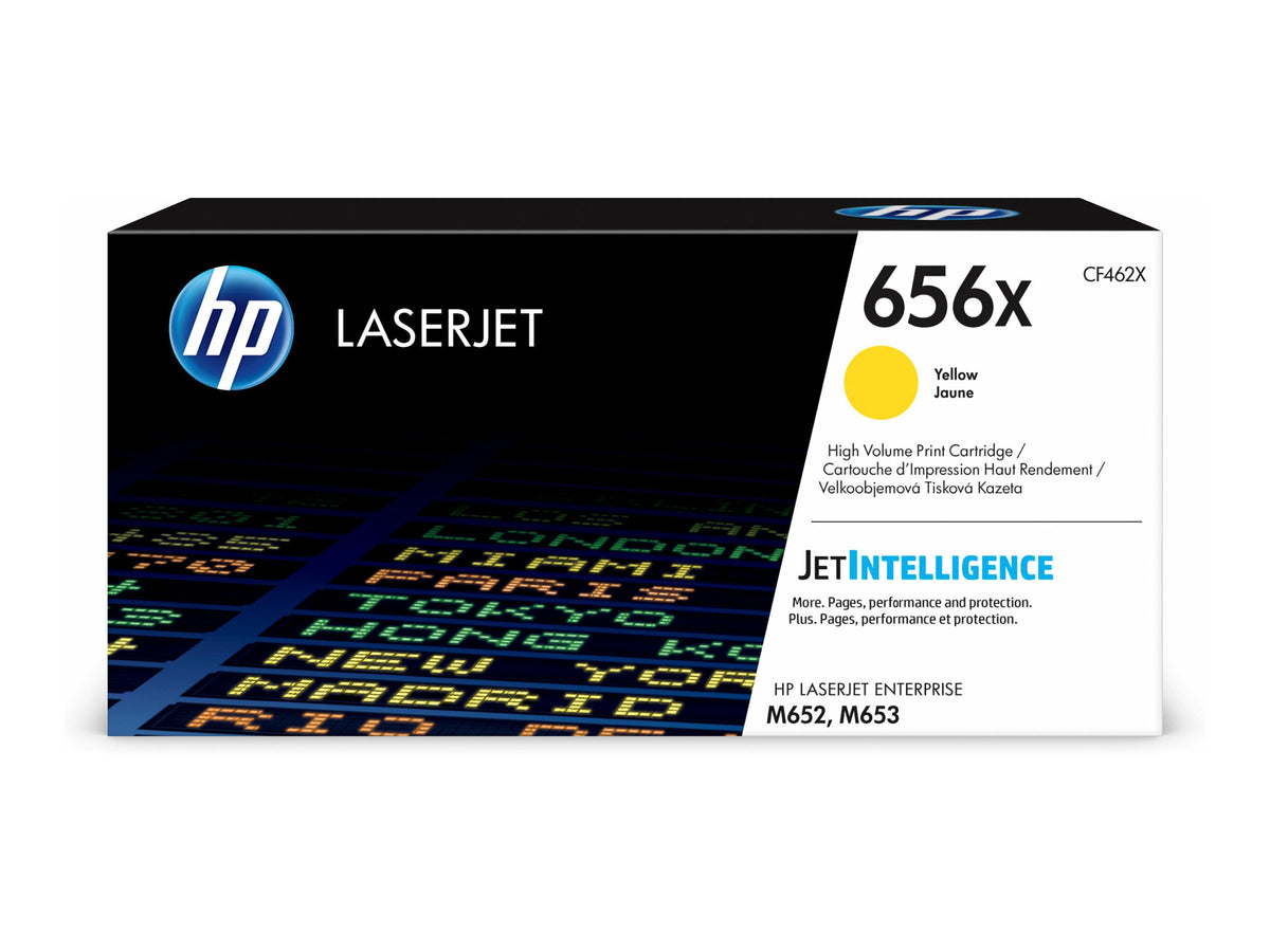 HP 656X original LaserJet Toner cartridge CF462X Yellow High Yield