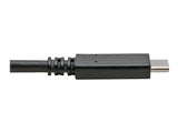 EATON TRIPPLITE USB-C to USB-A Cable M/M USB 3.1 Gen 2 10Gbps USB-IF Certified Thunderbolt 3 Compatible 3ft. 0.91m