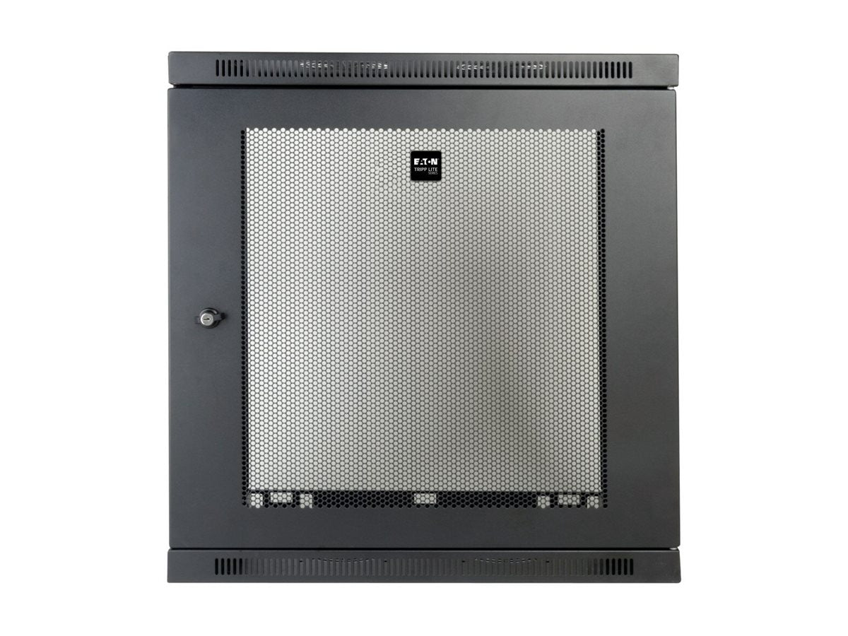 EATON TRIPPLITE SmartRack Rack enclosure cabinet low-profile patch-depth small wall mountable Black 12U 19