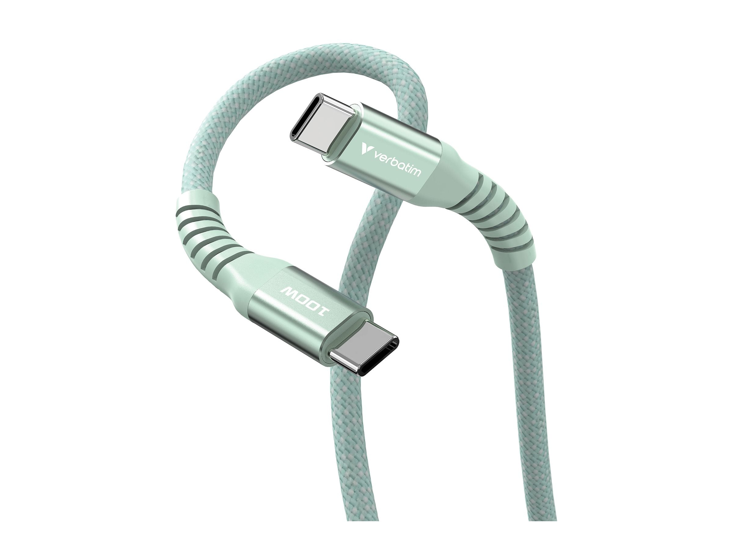 VERBATIM SYNC & CHARGE USB C TO USB C 100W MAGNETIC 120 CM - GREEN WCF (P)