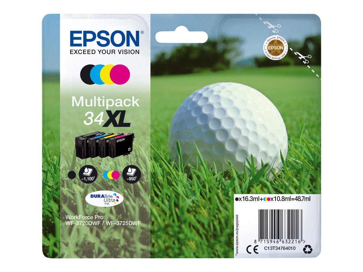 Ink/34XL Golf Ball CMYK