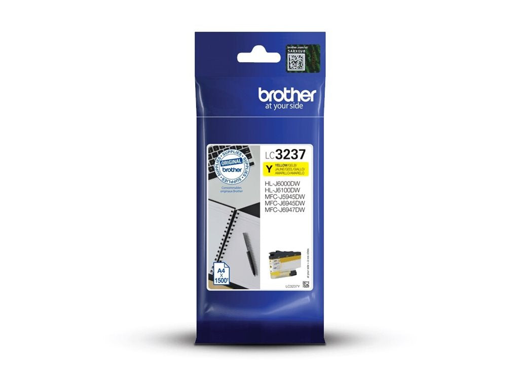 BROTHER LC-3237Y Yellow Ink 1500 pages