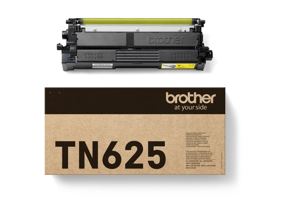 BROTHER TN-625Y Yellow Toner Cartridge 1.8K pages