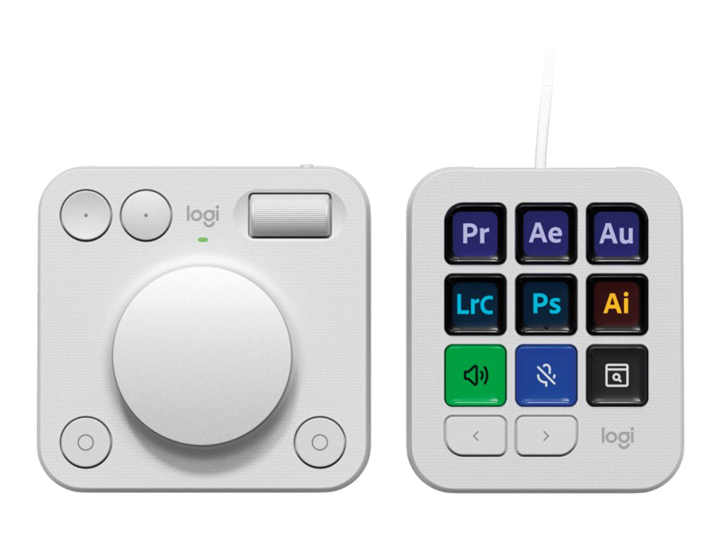 Logitech MX Creative Console-PALE GREY-E
