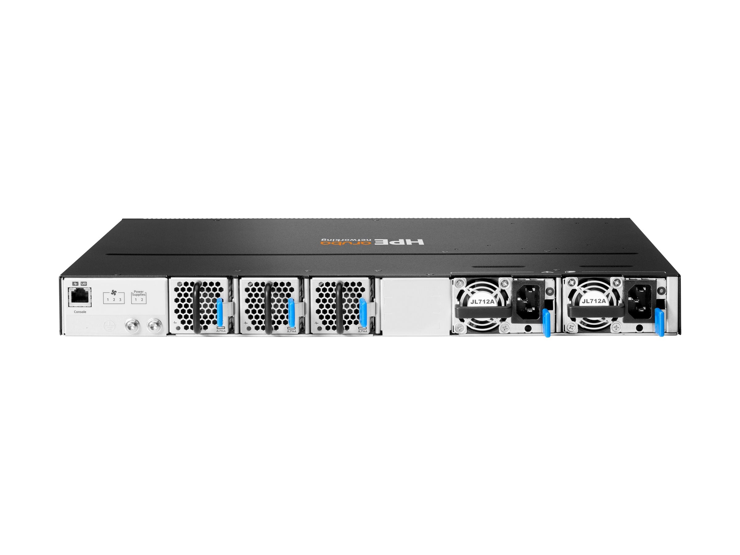 HPE Aruba Networking CX8100 48x10G SFP+ 4x40/100G QSFP28 BF 3Fan 2AC PSU SW Bundle EU en