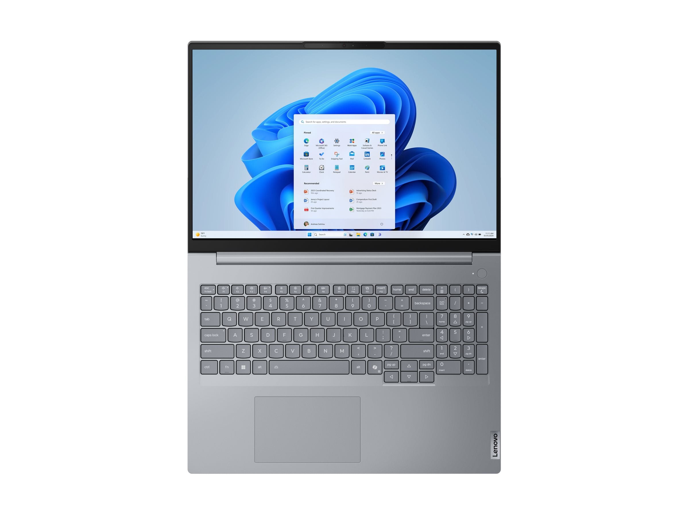 LENOVO ThinkBook 16 G8 IAL Intel Core Ultra 5 225U 16p WUXGA 16Go 512Go SSD M.2 UMA W11P 1YR Premier