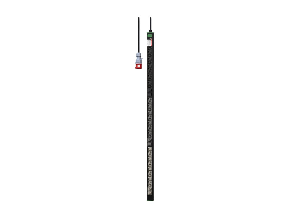 APC Easy Rack PDU Basic vertical 3-phase 11 kW 400 V 16 A 36 x C13 and 6 x C19 sockets IEC 60309 16 A 400 VAC 3P+N+PE