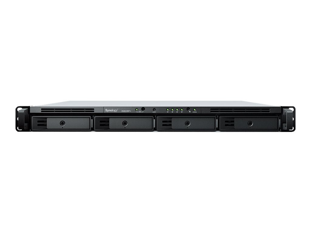 SYNOLOGY RS822RP+ 4-Bay NAS-Rackmount AMD Ryzen V1500B 4-core 2.2GHz 2Go DDR4 ECC SODIMM 2xUSB 3.2 RJ-45 4x1GbE