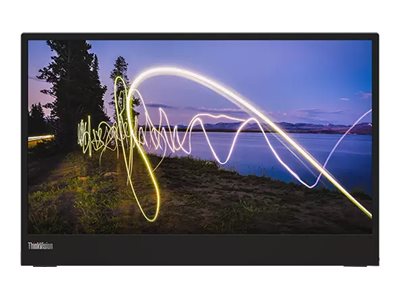 LENOVO ThinkVision M15 LED Écran 15.6p portable 1920x1080 Full HD (1080p) 60Hz IPS 250cd/m2 1000:1 6ms 2xUSB-C