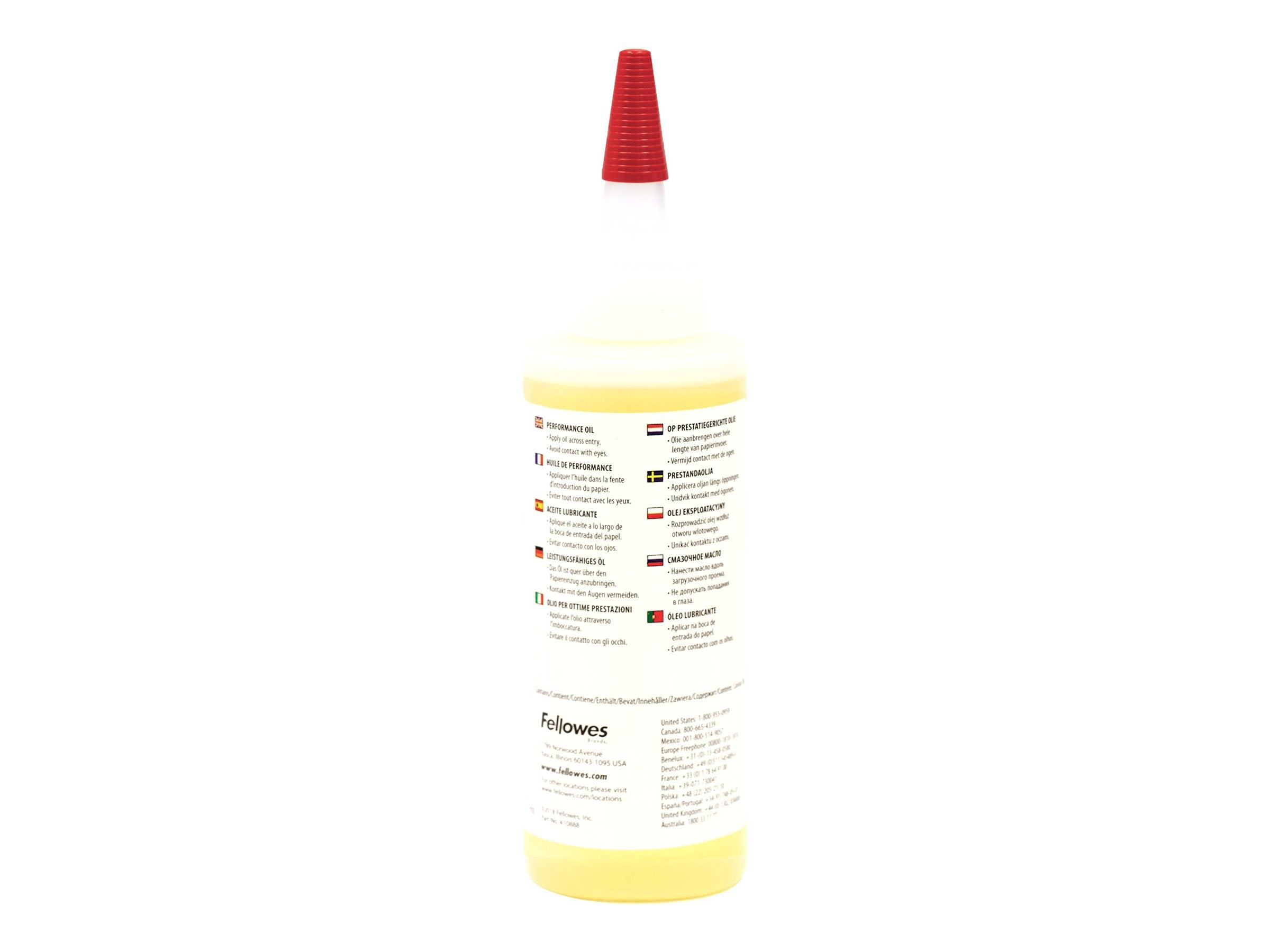 FELLOWES Powershred Bottled Lubricant New Code 120Ml 12 Per Display