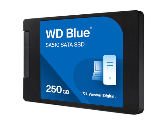 WD Blue SA510 SSD 250Go SATA III 6Gb/s cased 2.5p 7mm internal single-packed POWERED BY SANDISK