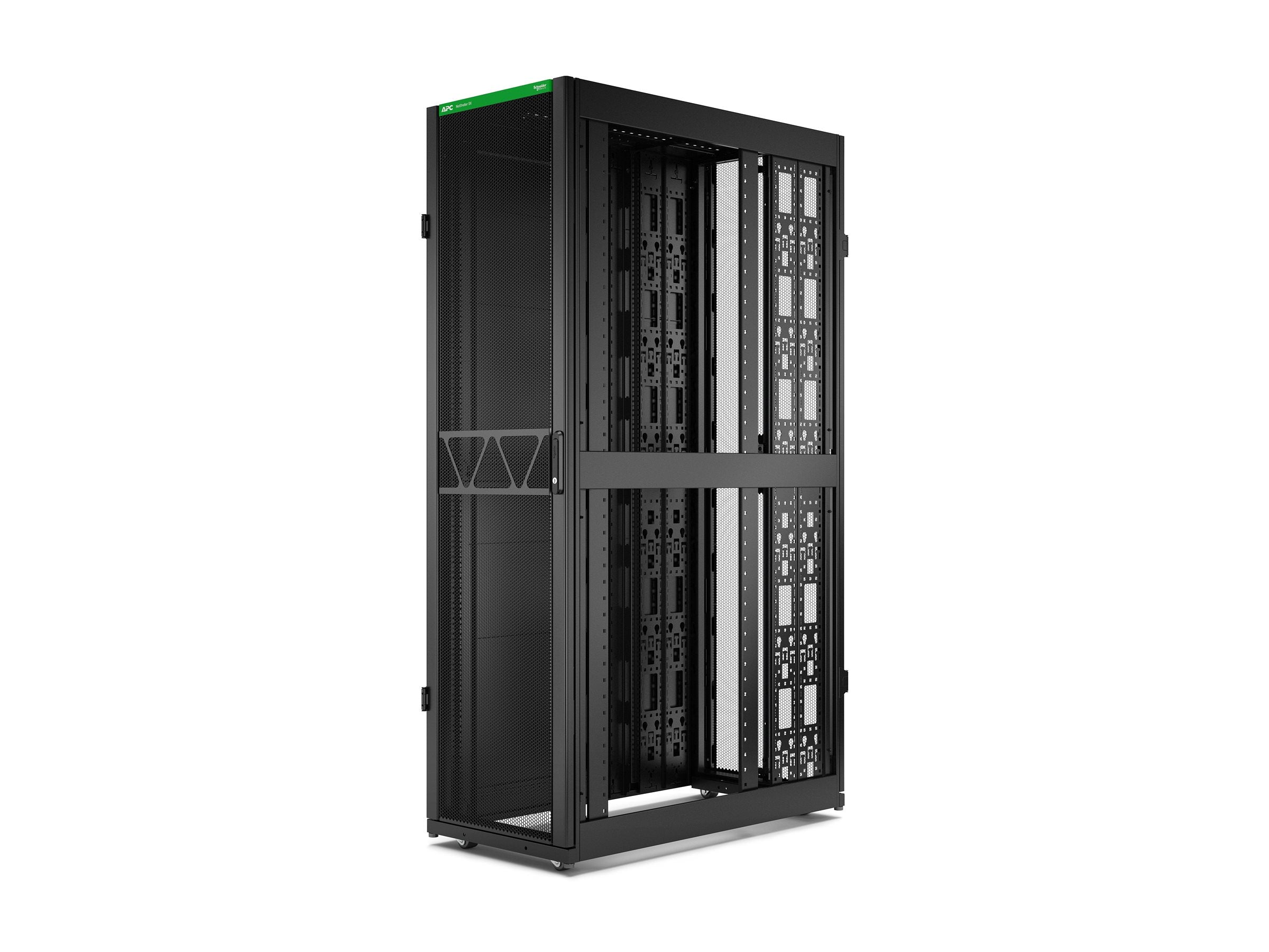 APC NetShelter SX Gen 2 Rack cabinet 2124H x 600W x 1200D mm with sides floor-standing Black 45U 19 TAA Compliant