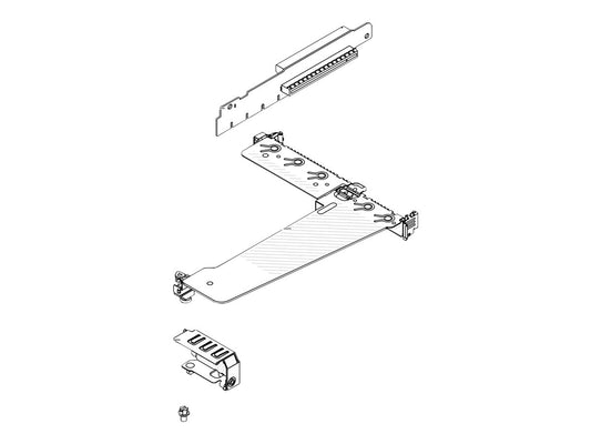 LENOVO ISG ThinkSystem V3 1U x16/x16 PCIe G4 Riser1 LP+FH Option Kit