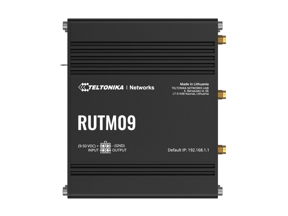 TELTONIKA NETWORKS RUTM09 DUAL SIM 4G/LTE/GNSS 4x RJ45-Ports router