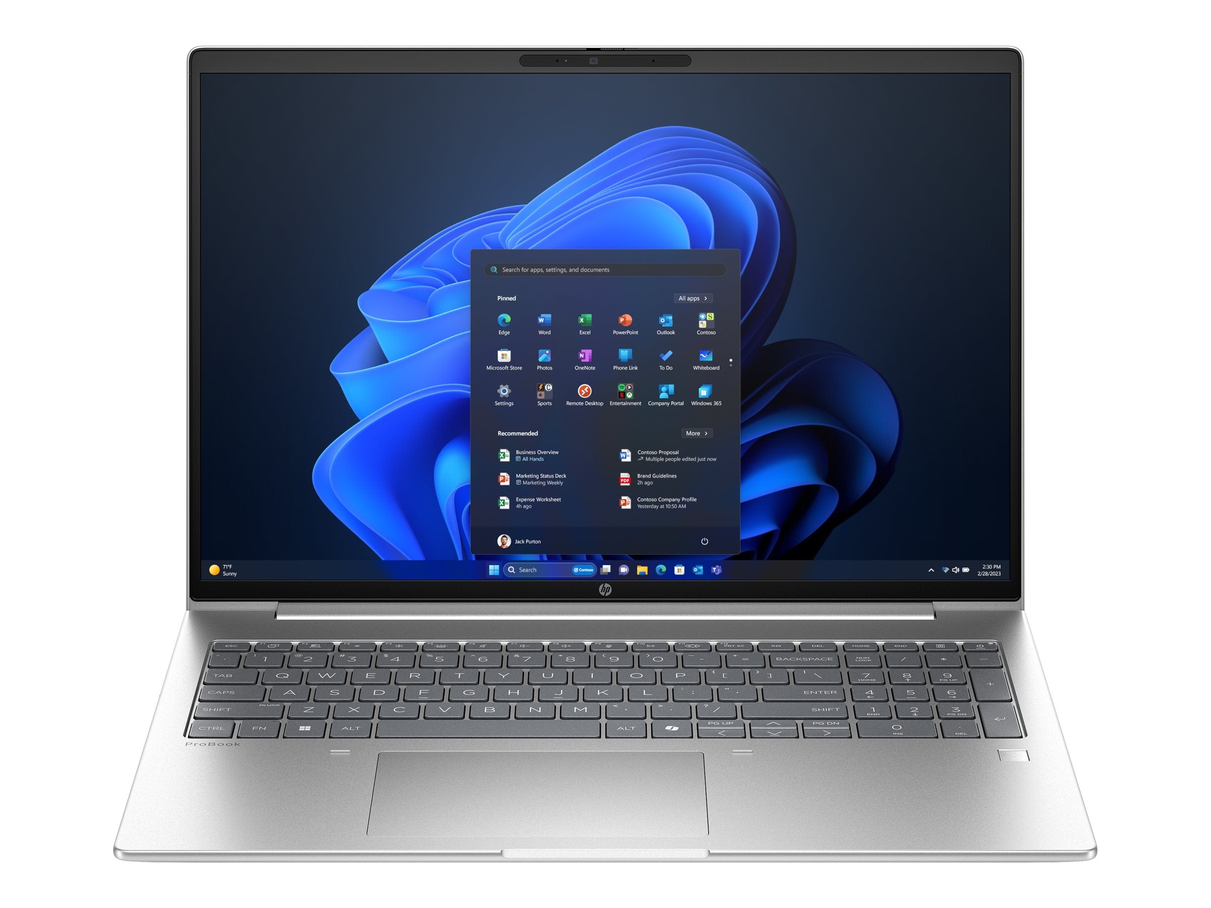 HP ProBook 4 G1a IA Nouvelle génération AMD Ryzen 5 230 16p WUXGA 8Go 512Go SSD UMA W11P Copilot + PC 1/1/0