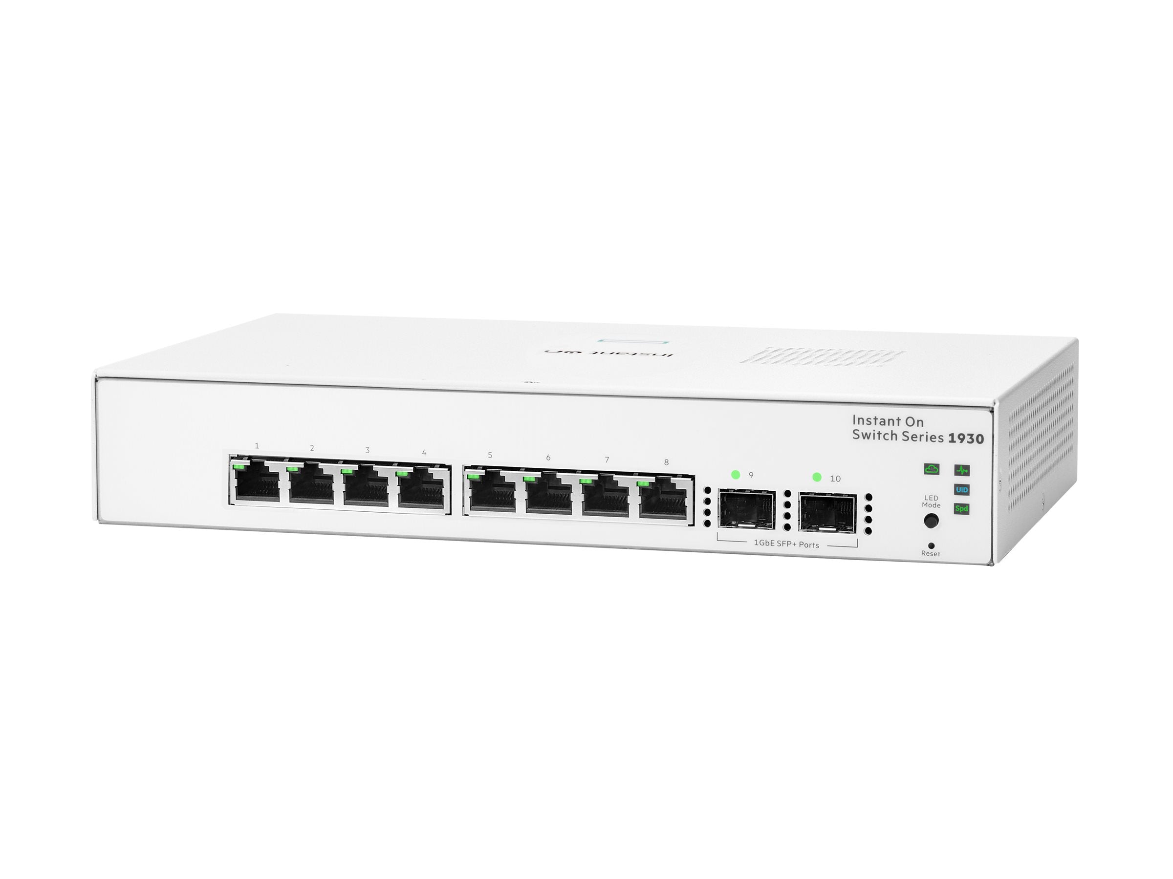 HPE Networking Instant On 1930 8G 2SFP Switch Commutateur C3 Géré 8 x 10/100/1000 + 2 x Gigabit SFP de bureau