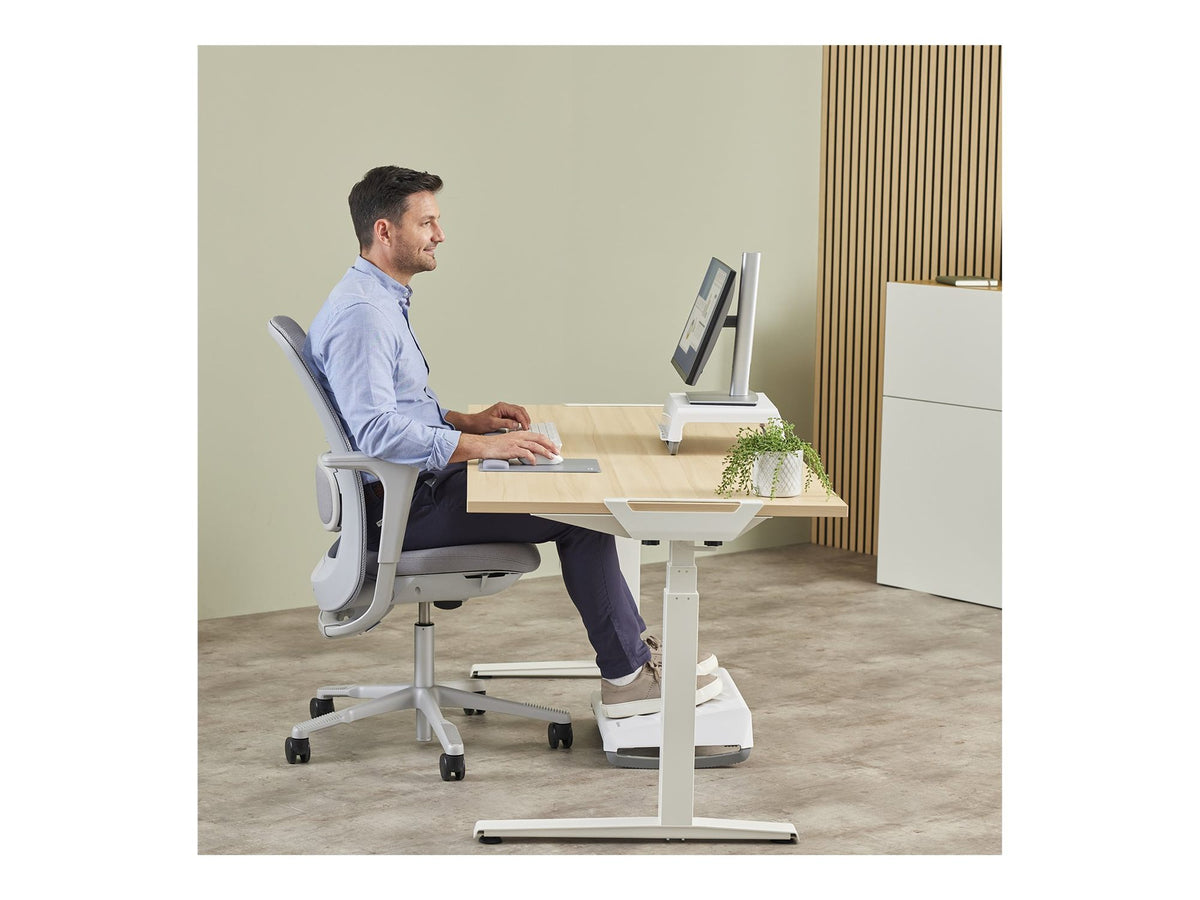 FELLOWES Tapis souris repose-poignets XL Breyta Gris