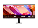LG UltraWide 34U511A-B - Écran LED - 34p - 2560 x 1080 UWFHD 100 Hz - IPS - 400 cd/m² - 1000:1 - DisplayHDR 400 - 1 ms - HDMI, DP