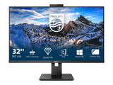 PHILIPS 326P1H/00 Moniteur 32p - 2560 x 1440 QHD 75 Hz - IPS - 350 cd/m2 - 4 ms - 2xHDMI DisplayPort USB-C - WEBCAM - HP