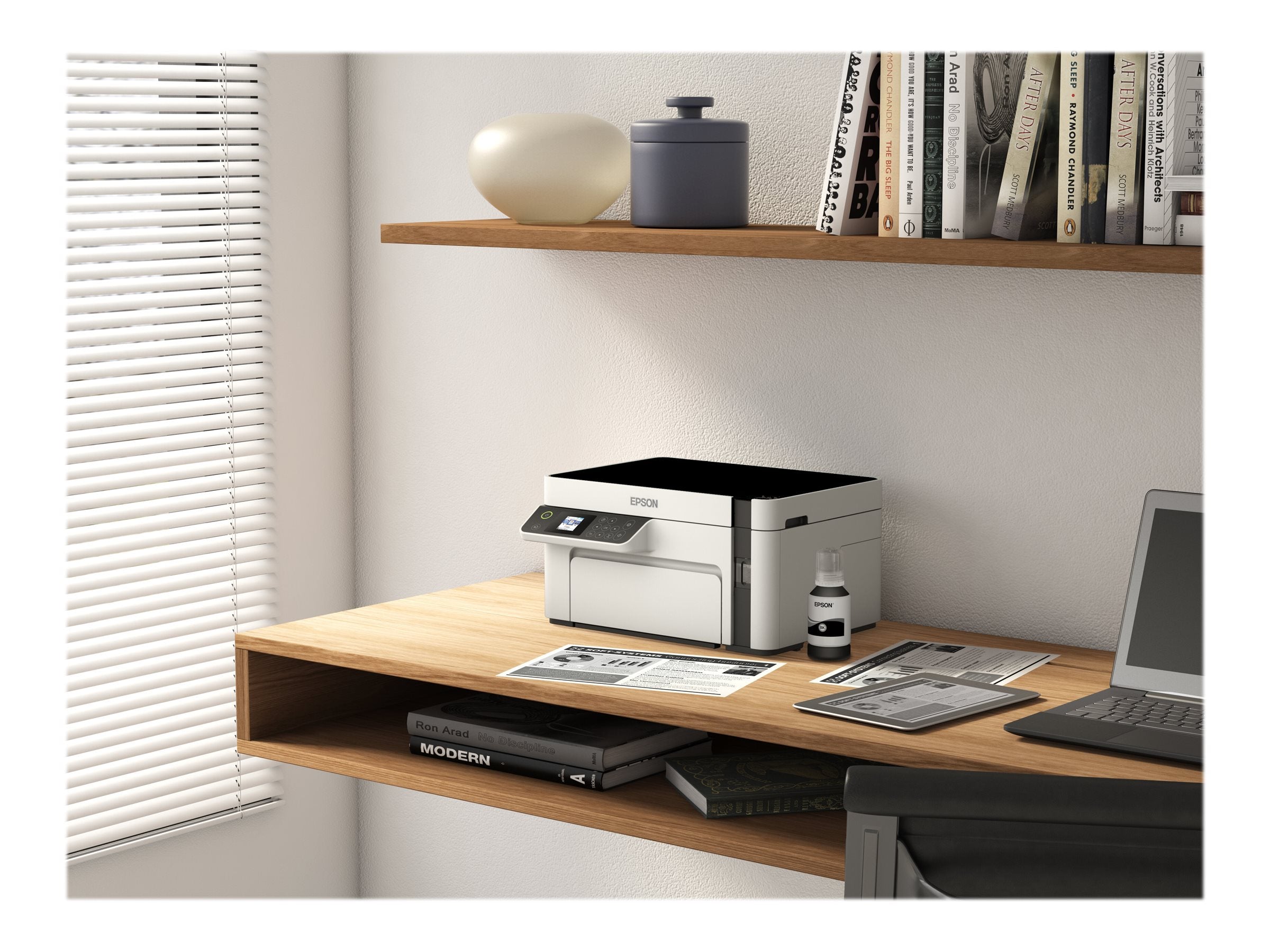 EPSON EcoTank ET-M2120 MFP Mono B/W ink-jet A4 15ppm print 150 sheets USB Wi-Fi white