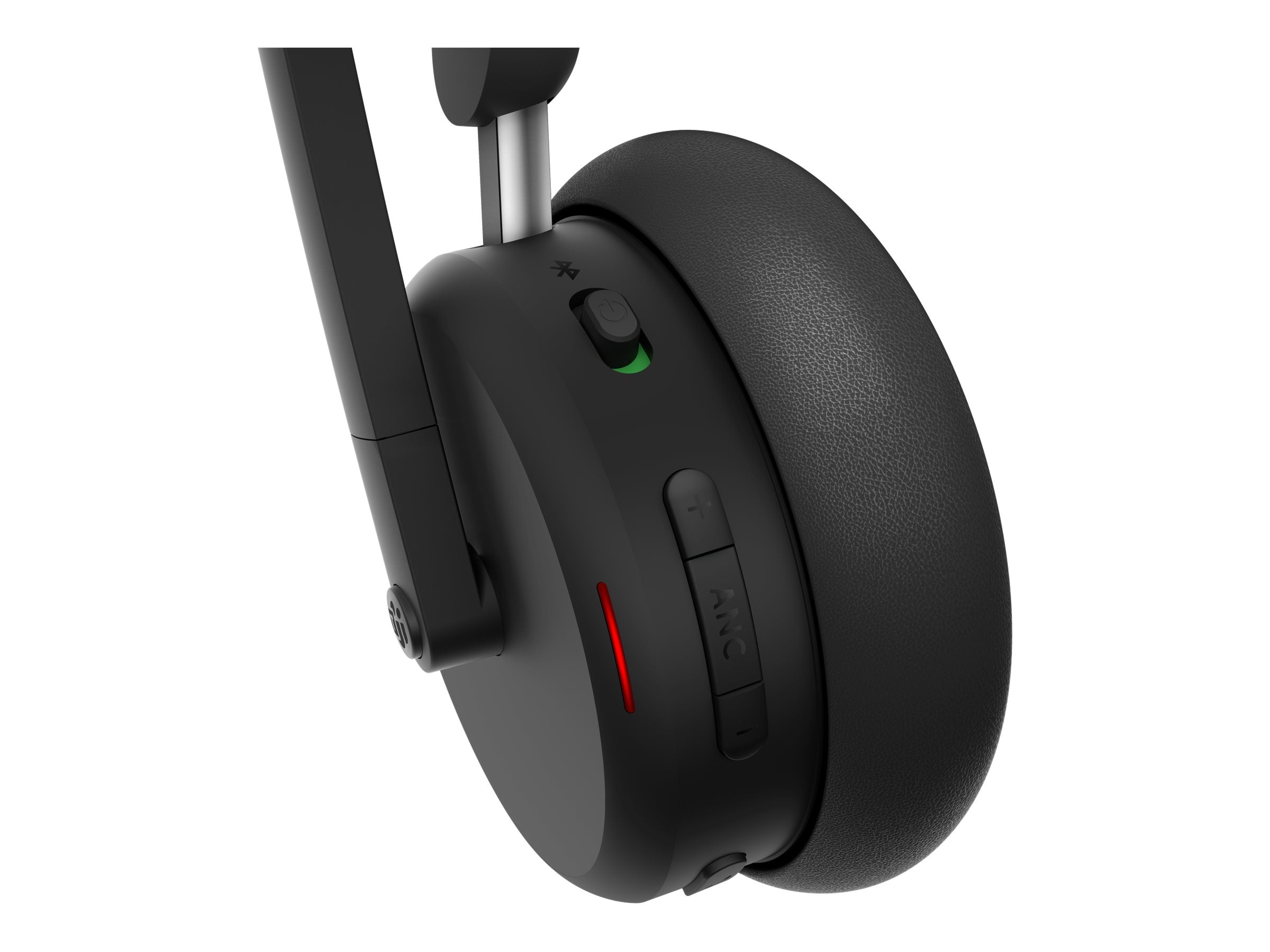 LENOVO 6550 Headset on-ear Bluetooth wireless active noise cancelling USB-C black Certified for Microsoft Teams