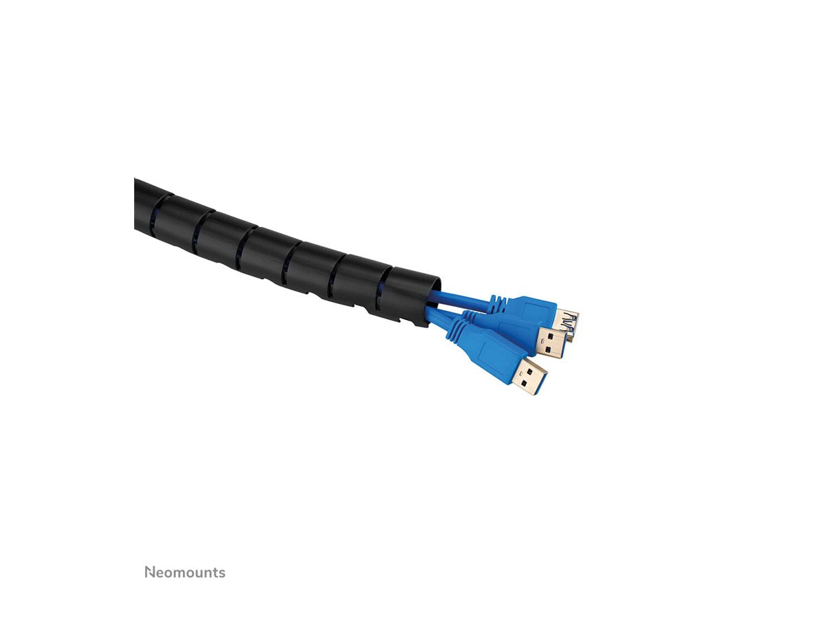 NEOMOUNTS Spiral Cable Wrap 25mm multiple cables black