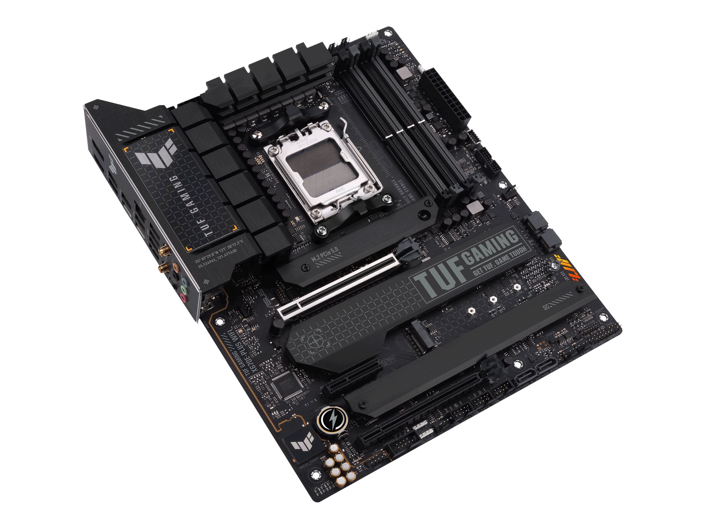 ASUS TUF GAMING X670E-PLUS WIFI AM5 Socket 4DDR5 PCIe 5.0 x16 HDMI 2.1 DP 1.4 4xSATA 6Gb/s ATX
