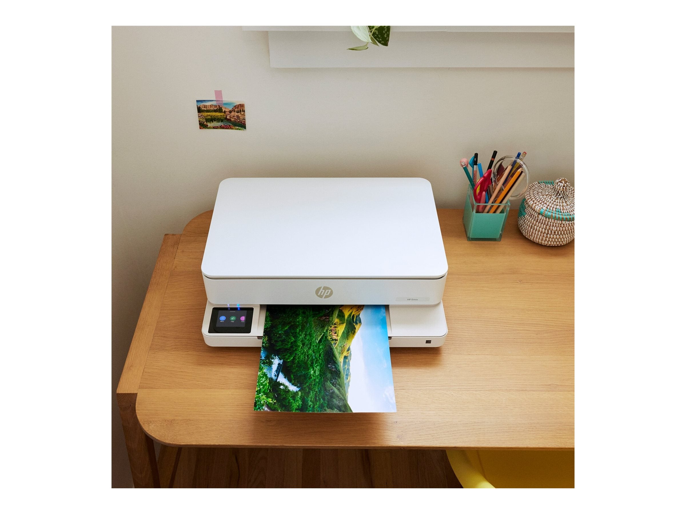 HP ENVY 6132e All-in-One MFP colour inkjet 216x297mm A4 8ppm Copy 10ppm Print 100sheets USB Wi-Fi portobello