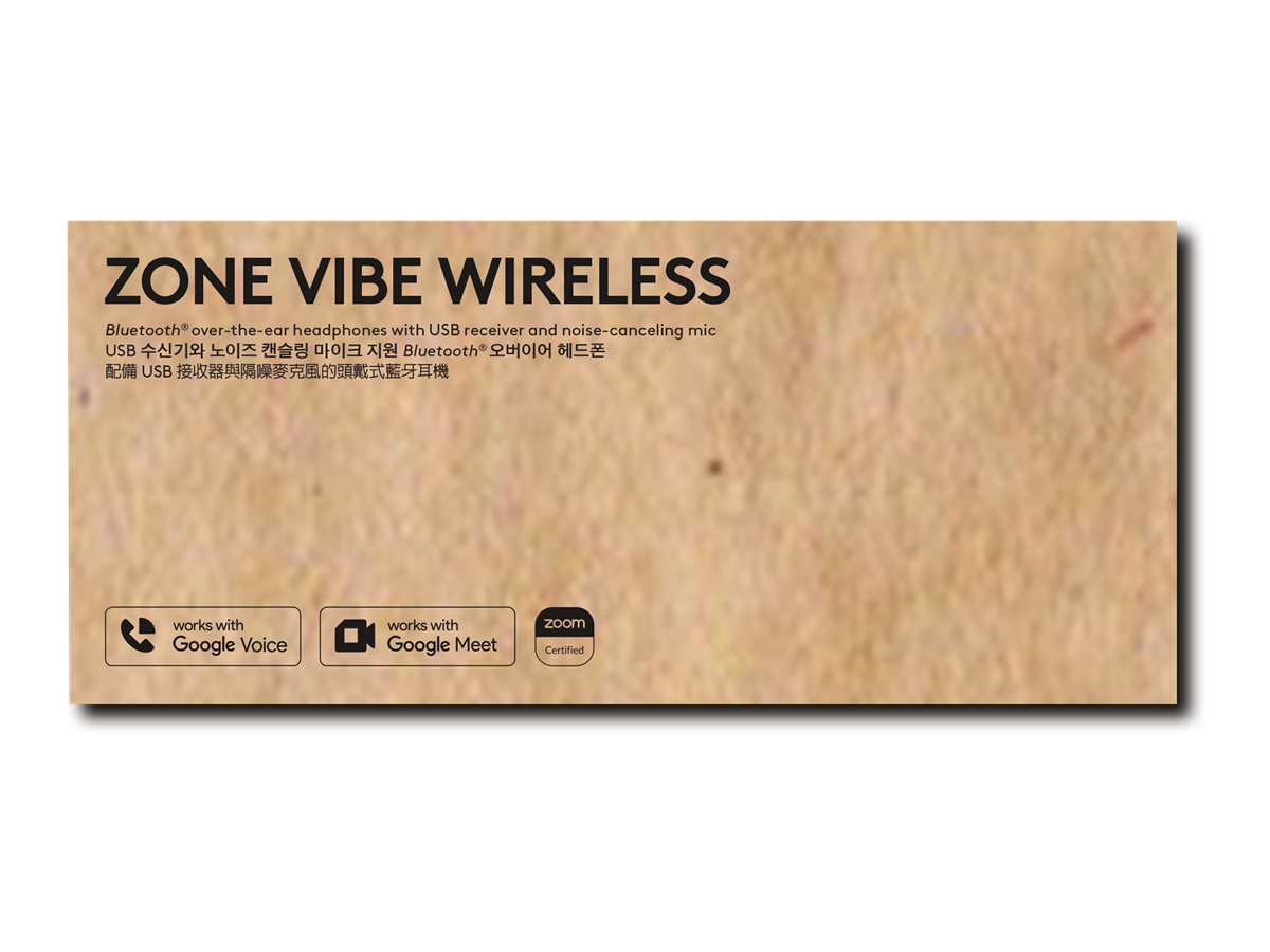 LOGITECH Zone Vibe Wireless UC headset - GRAPHITE A00167/A00172 UC MFI - EMEA-914