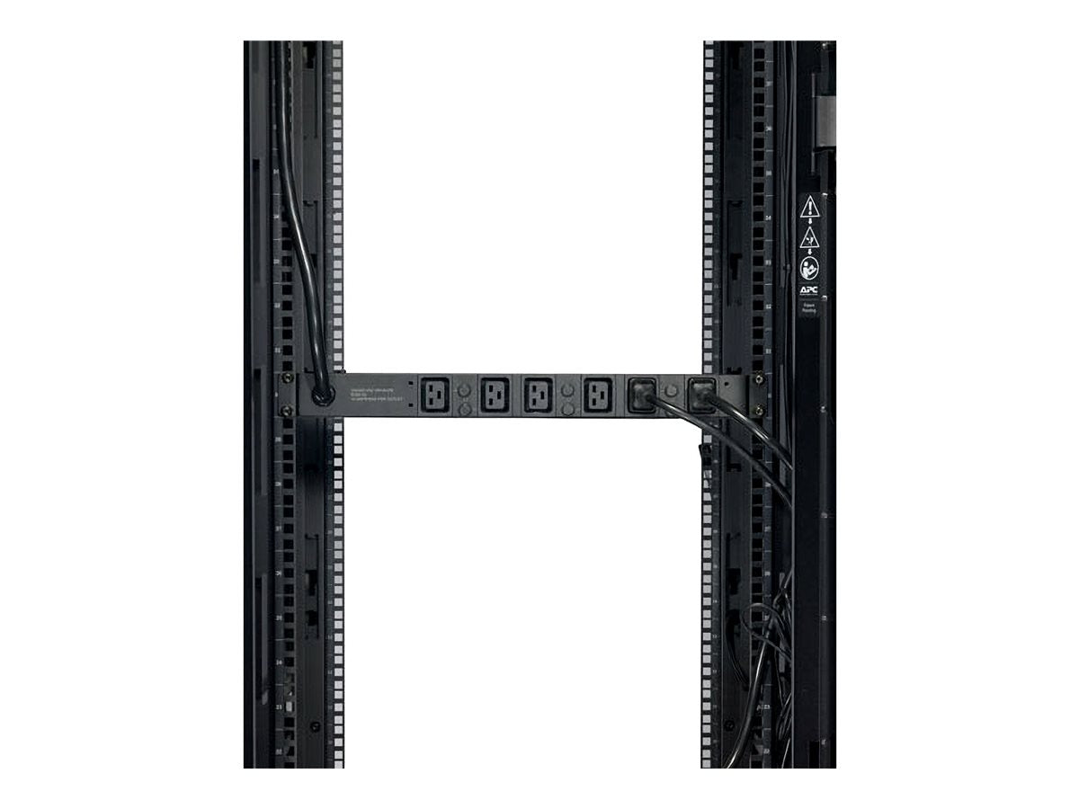 APC Basic Rack PDU Rack AC 400V 22 kW 3-phase input IEC 60309 output connectors 6 IEC 60320 C19 2.44m cord Black