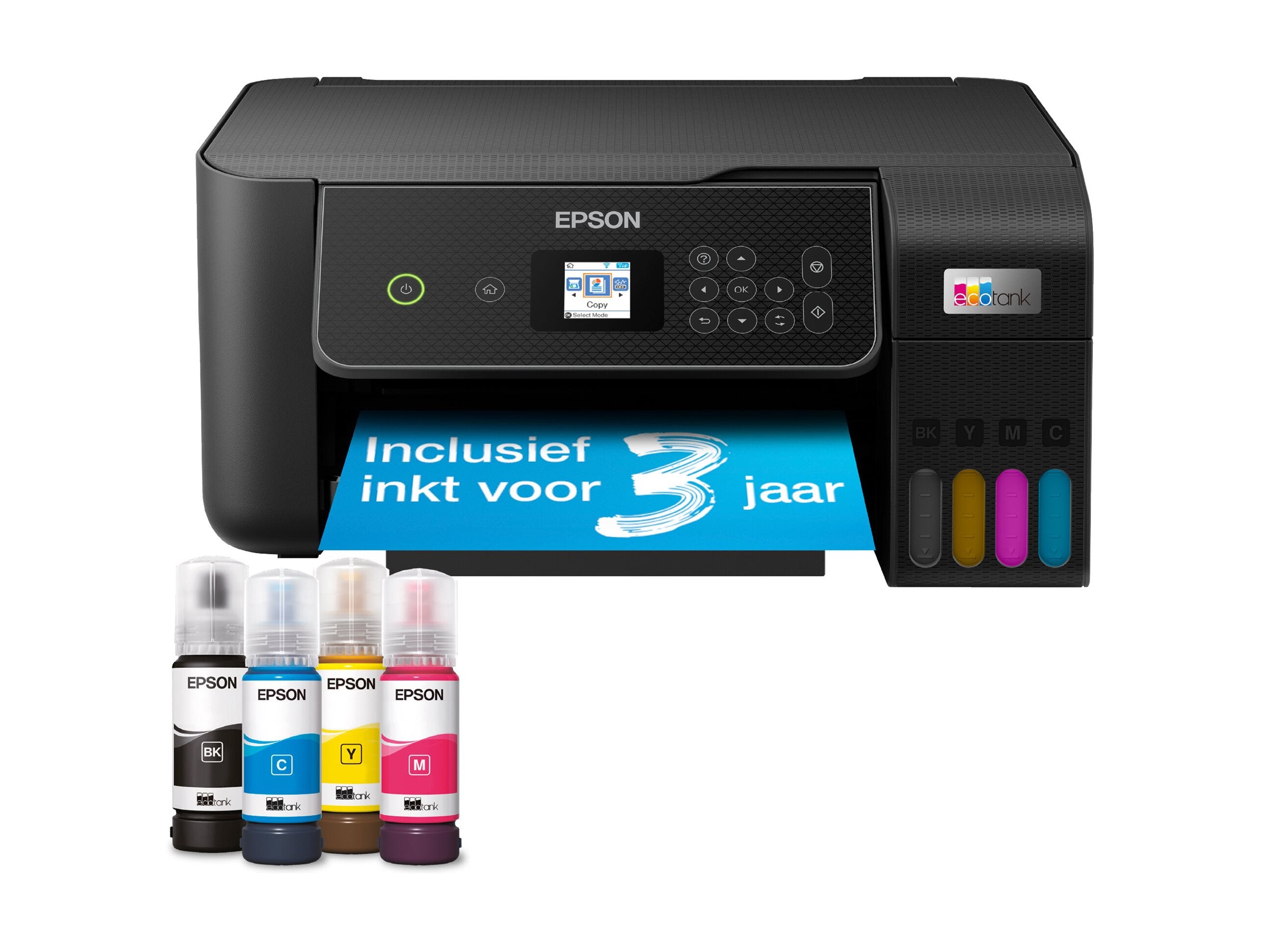 EPSON EcoTank ET-2871 MFP colour inkjet ITS A4 10ppm Print 100sheets Wi-Fi USB Black