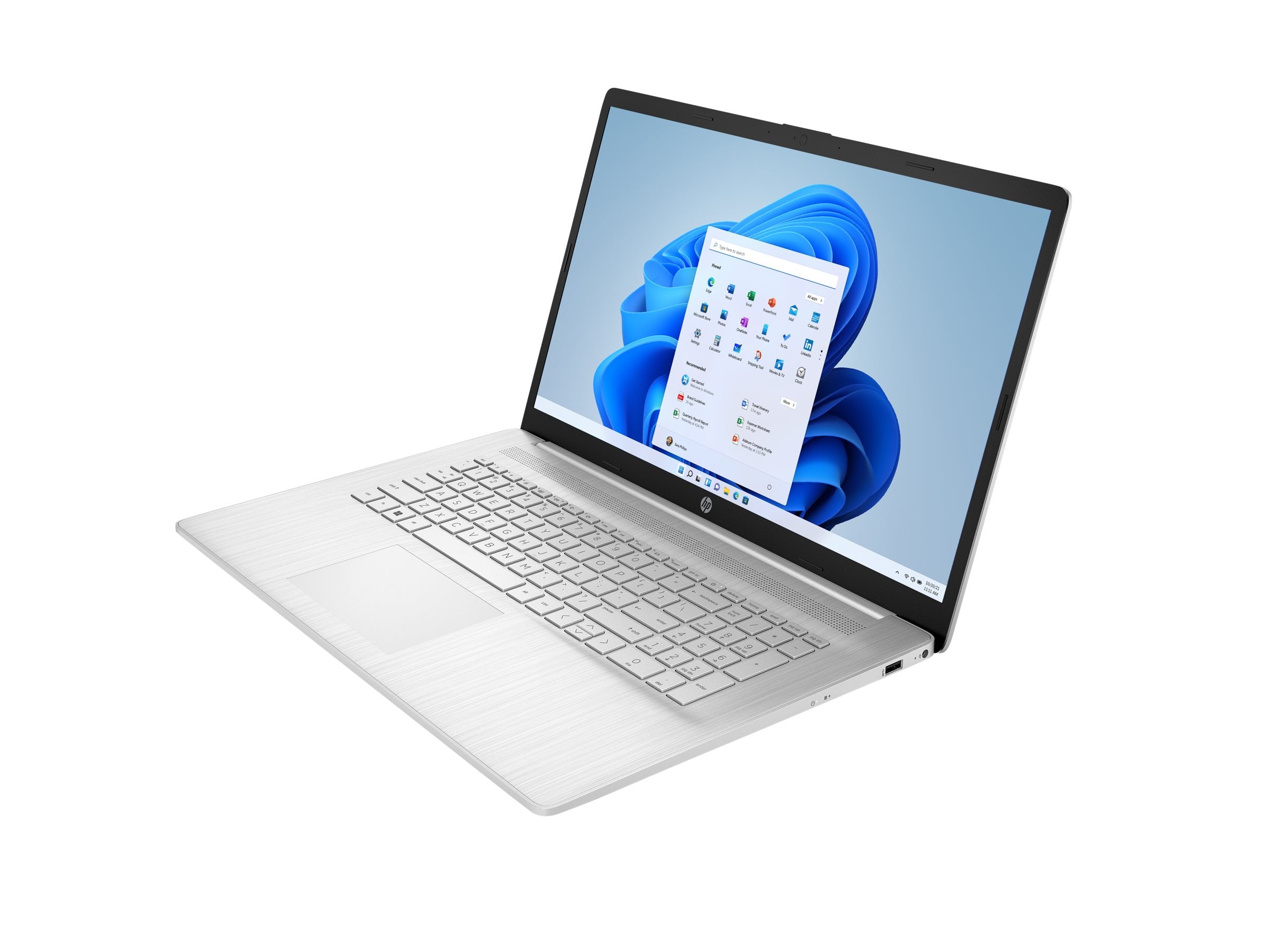 HP Laptop 17-cp2062nf - PC Portable -  AMD Ryzen 3 7320U - 17.3p HD+ - 8Go - 512Go SSD - W11H - Argent naturel