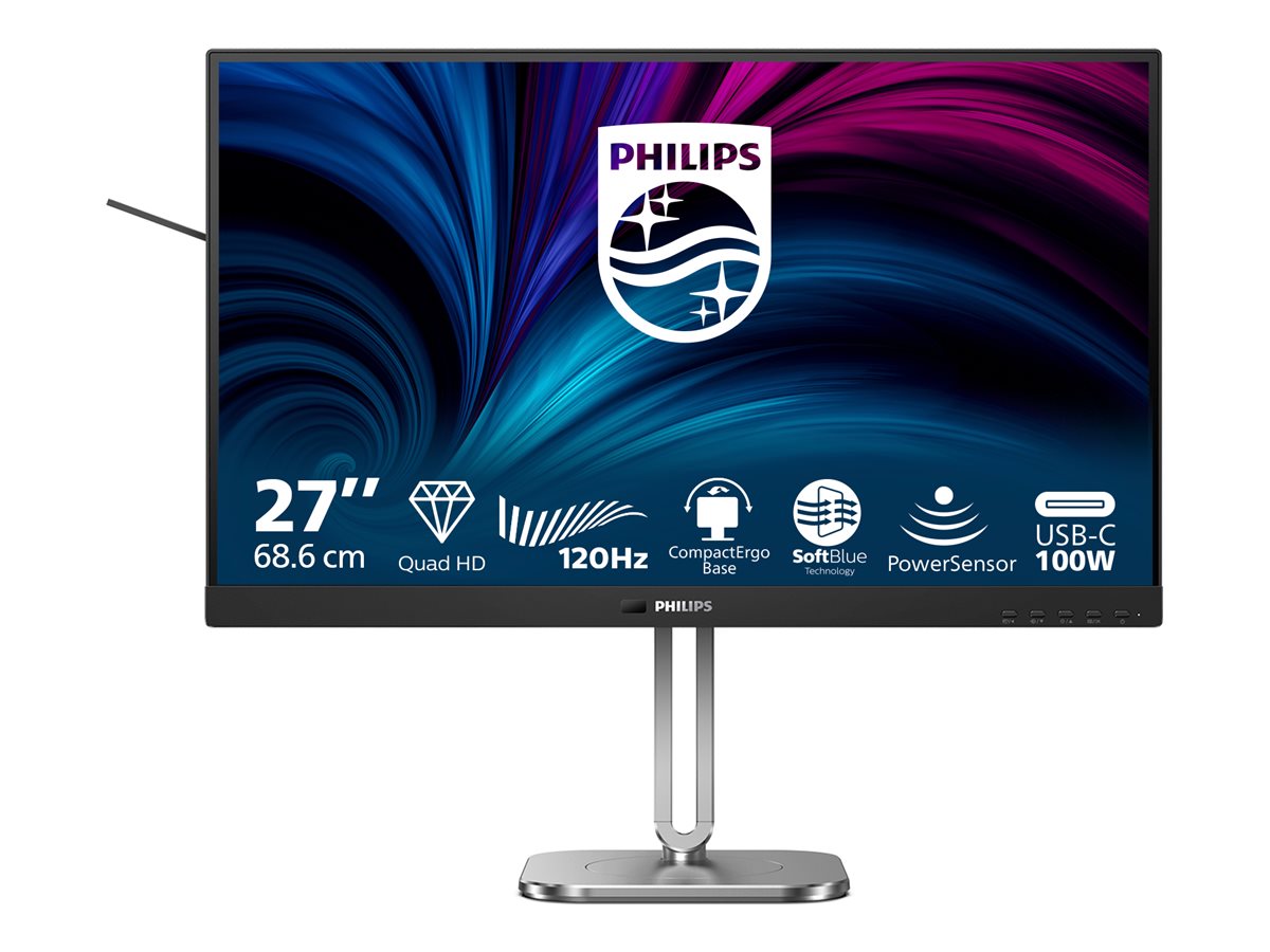 PHILIPS 27B2U4601/00 27p IPS QHD 120Hz 350cd/m2 4ms HDMI 2.0 DP USB-C 3.2 HUB USB pivot Speakers