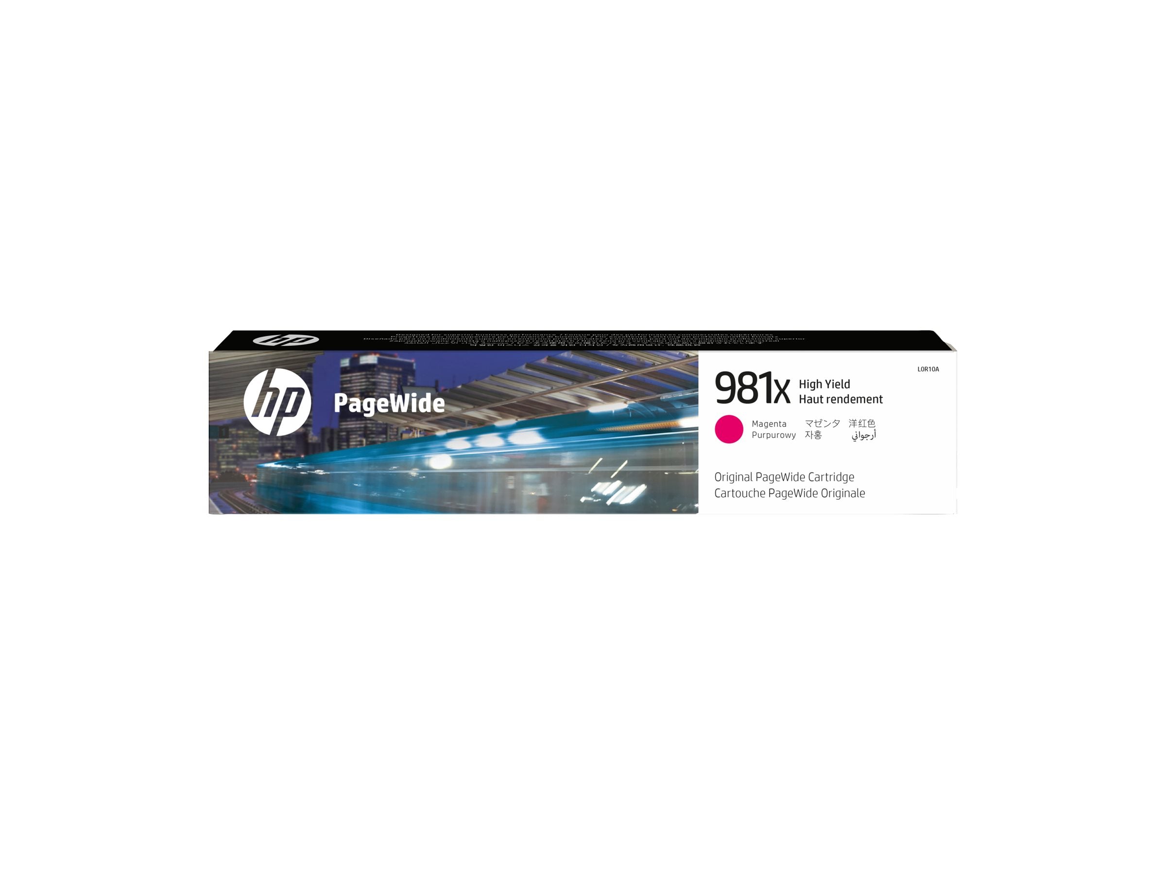 HP 981X original High Yield Magenta PageWide Cartridge L0R10A