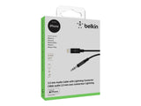 BELKIN Câble audio 3.5 mm avec connecteur Lightning 90cm