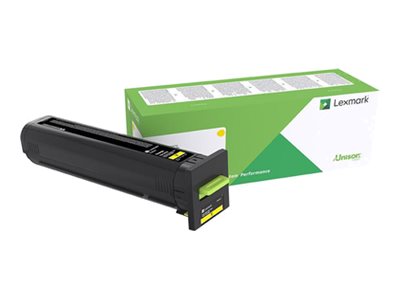 LEXMARK CS820 CX82x CX860 Cartouche de toner Corporate jaune 8K