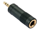 LINDY Adapter Stereo 3.5mm female 6.3mm female gold plated