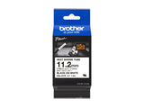 BROTHER Heat Shrink Tube Black on White 11.2mm