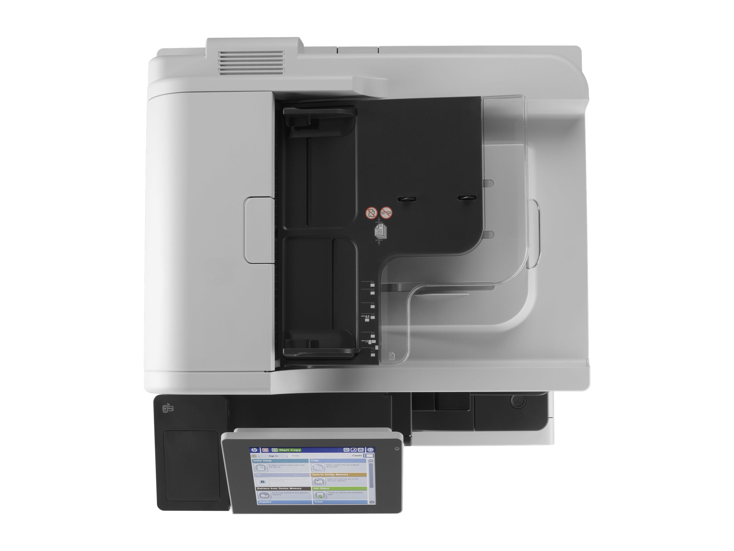 HP LaserJet Enterprise M725z MFP Mono laser A3 297x420mm A3 41ppm Copy 41ppm Print 2100sheets USB LAN