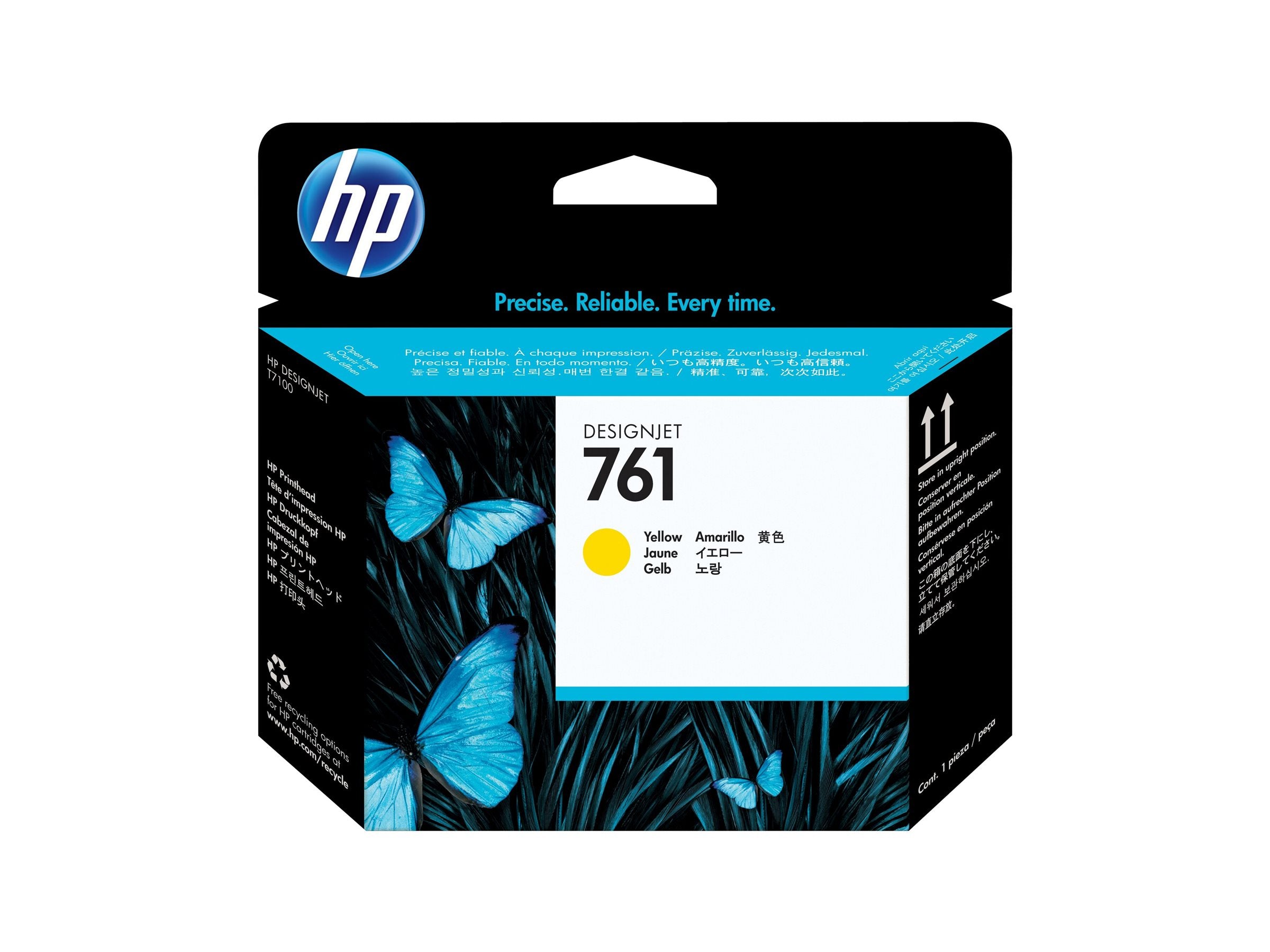 HP 761 original printhead CH645A yellow