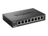 D-LINK 8-port 10/100Mbps Fast Ethernet Unmanaged Switch - Metal Housing