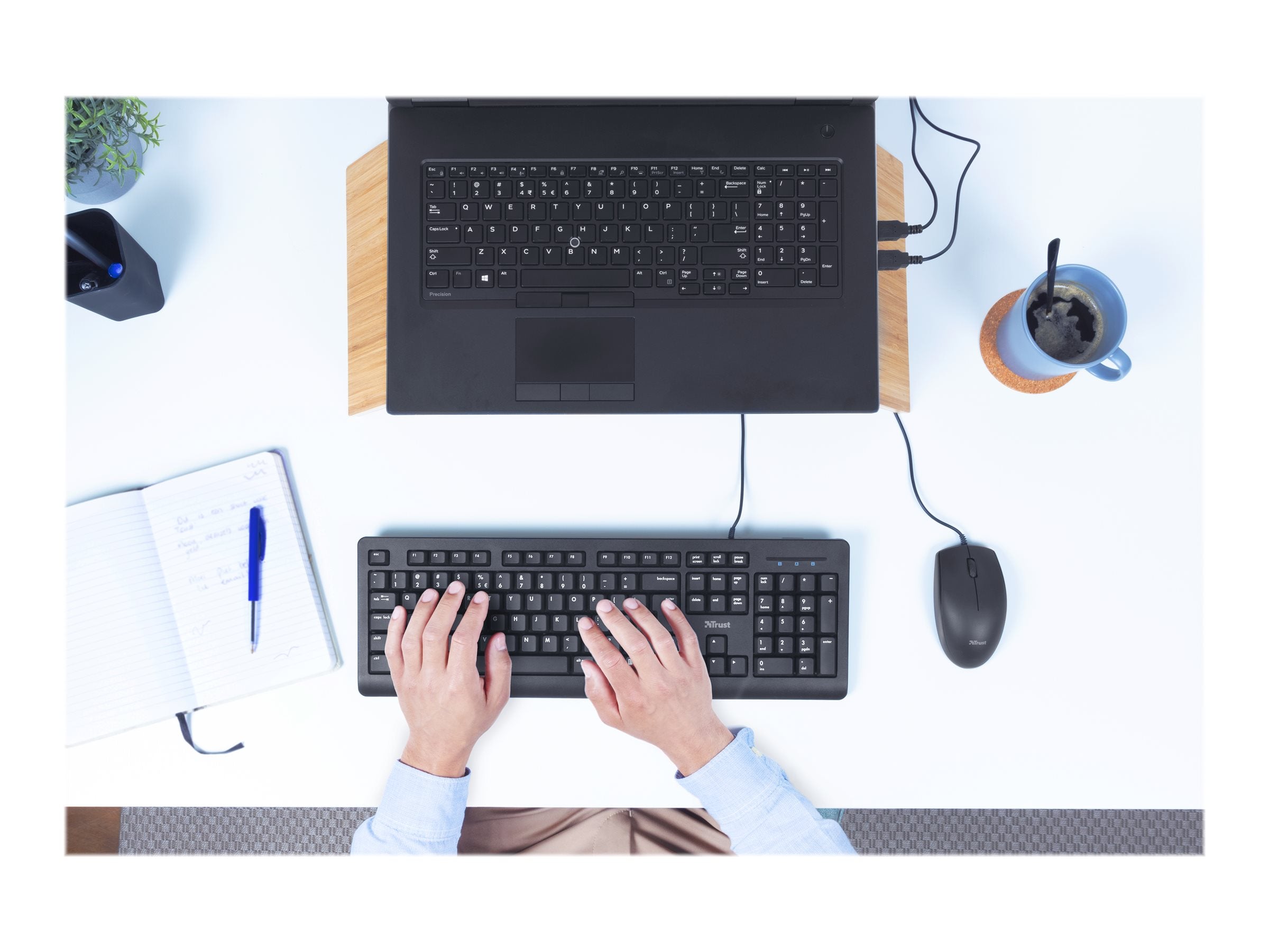 TRUST Pack clavier & souris filaire PRIMO (FR)