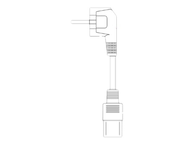 CAMBIUM AC Line Cord EU Type F Angled 1.2m C13 Connector